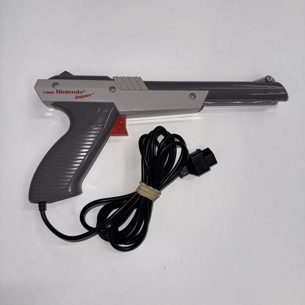 OEM Nintendo NES Zapper Gun Controller NES-005 Gray Grey Authentic